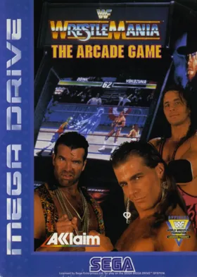 WWF WrestleMania - The Arcade Game (USA) (Alpha) box cover front